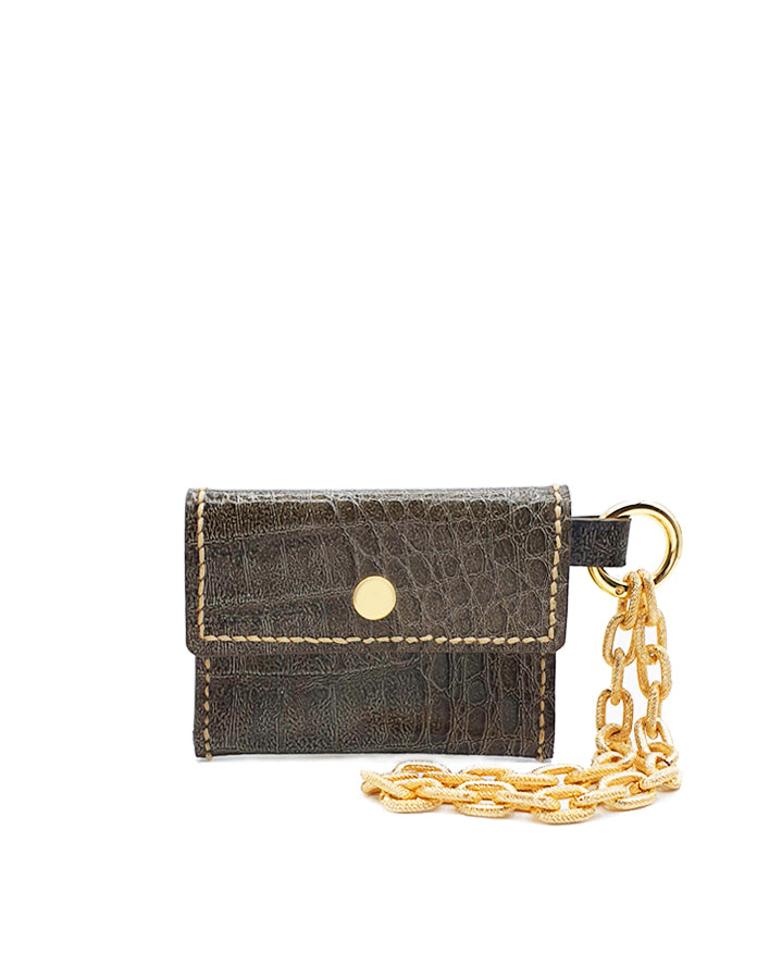 Cardholder - Stampa Cocco Bordeaux