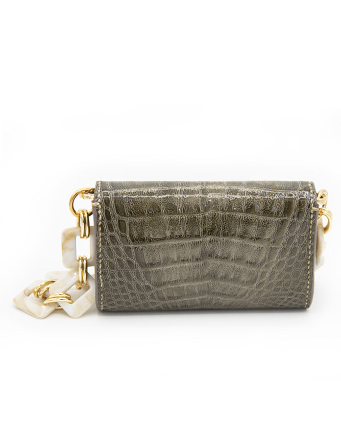 Ary Bag - Stampa Cocco Verde Oliva