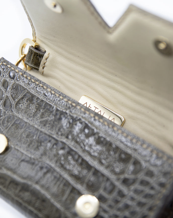 Ary Bag - Stampa Cocco Verde Oliva