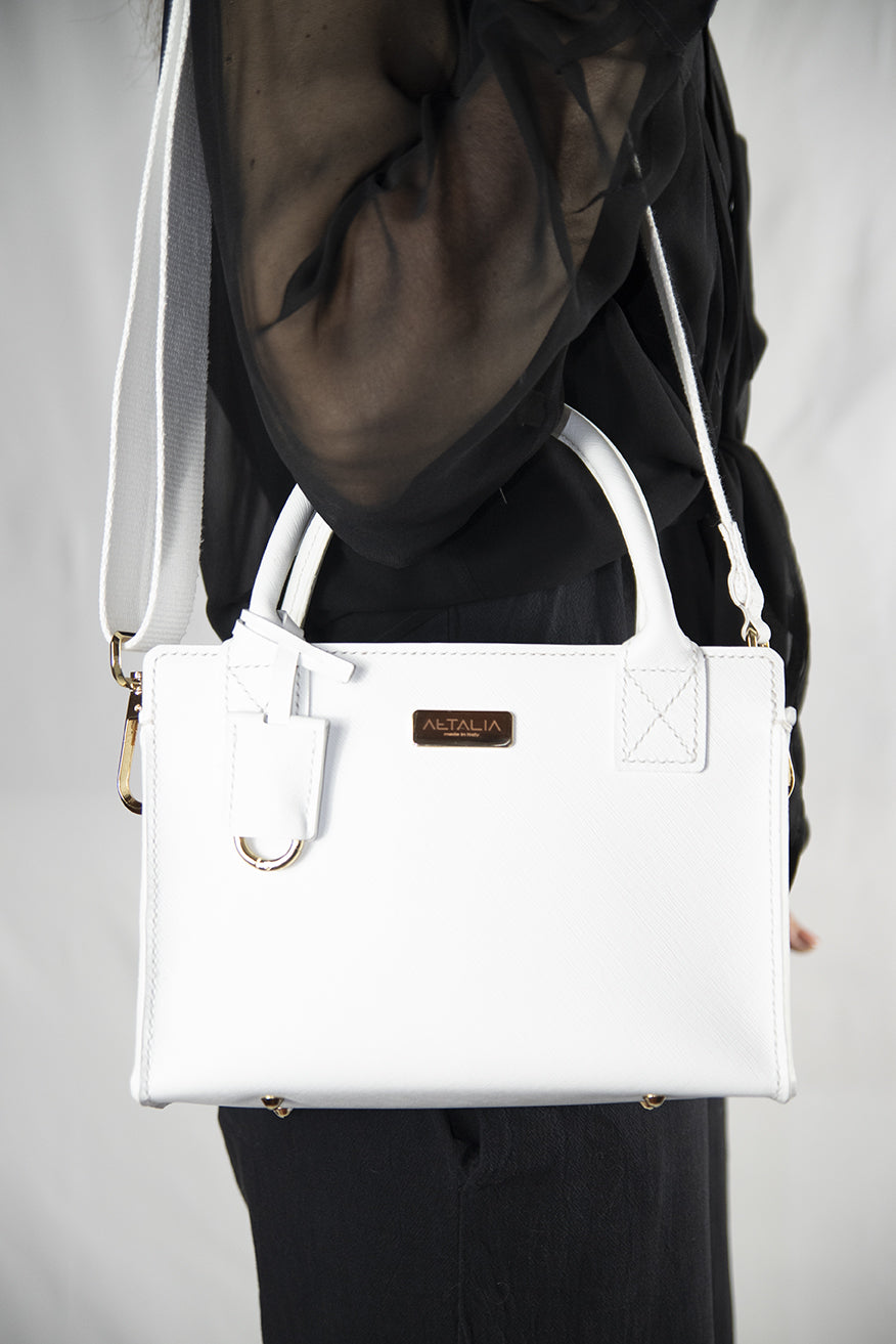 Sunny Bag - Saffiano Bianco