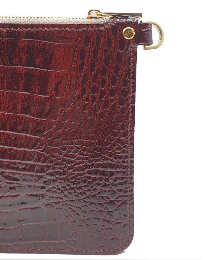 Luxe Bag - Stampa Cocco Bordeaux