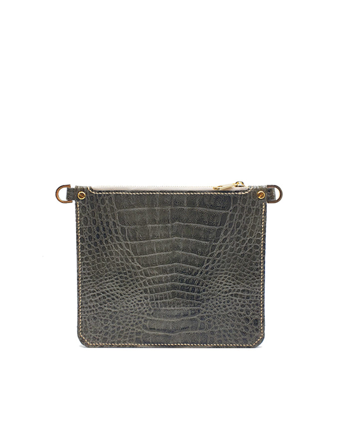 Luxe Bag - Stampa Cocco Verde Oliva