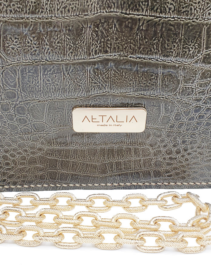 Luxe Bag - Stampa Cocco Verde Oliva