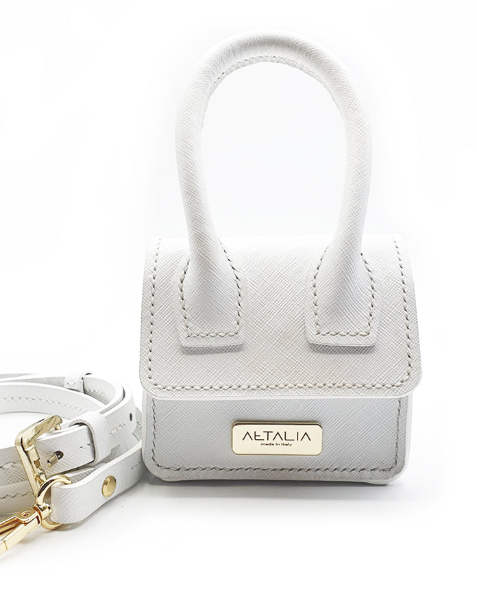 Ilaria Bag - Saffiano Bianco